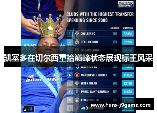 凯塞多在切尔西重拾巅峰状态展现标王风采